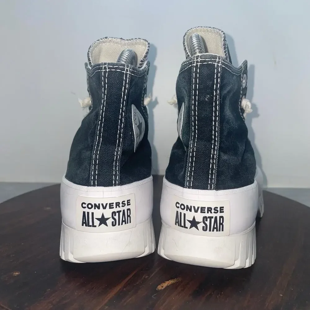 Converse Chuck Taylor All Star Lugged 2.0 Hi Womens Size 6 Shoes Black Sneaker